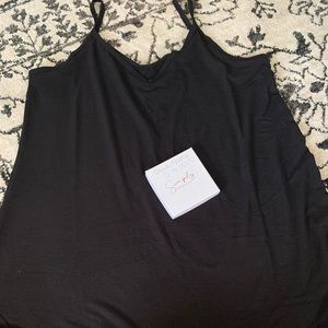 NWOT black tunic tank